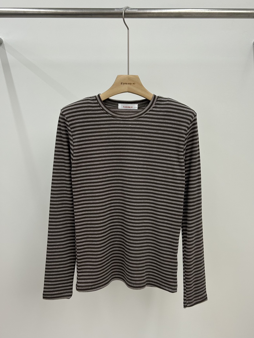 IF YOU SAY SO/PLUM-Q東大門代購女士新品熱賣長袖T恤IF YOU SAY SO/PLUM-Q長袖T恤圖色3