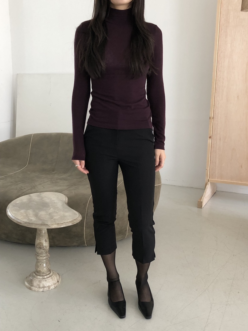 LONG PEAK韓國直郵女裝新款真品人氣休閑長袖T恤天絲羊毛LONG PEAK長袖T恤
