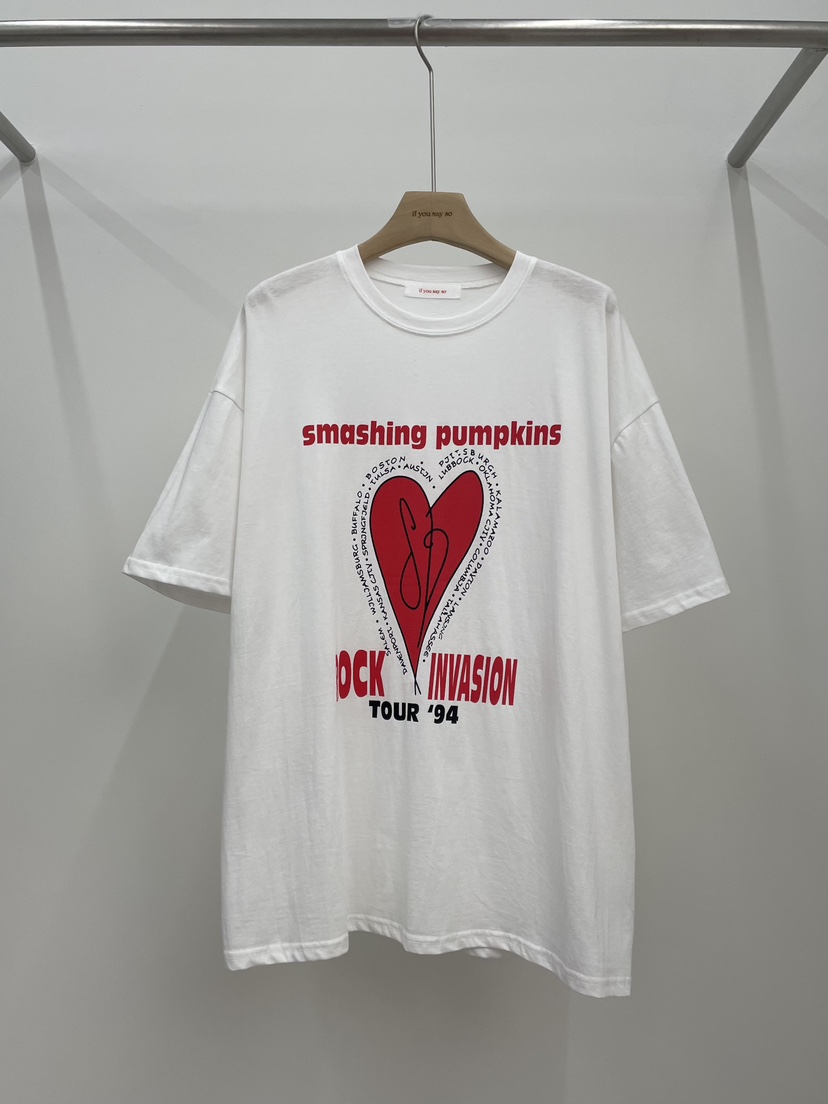 IF YOU SAY SO/PLUM-Q東大門直郵女裝新品時尚人氣T恤IF YOU SAY SO/PLUM-QT恤圖色1