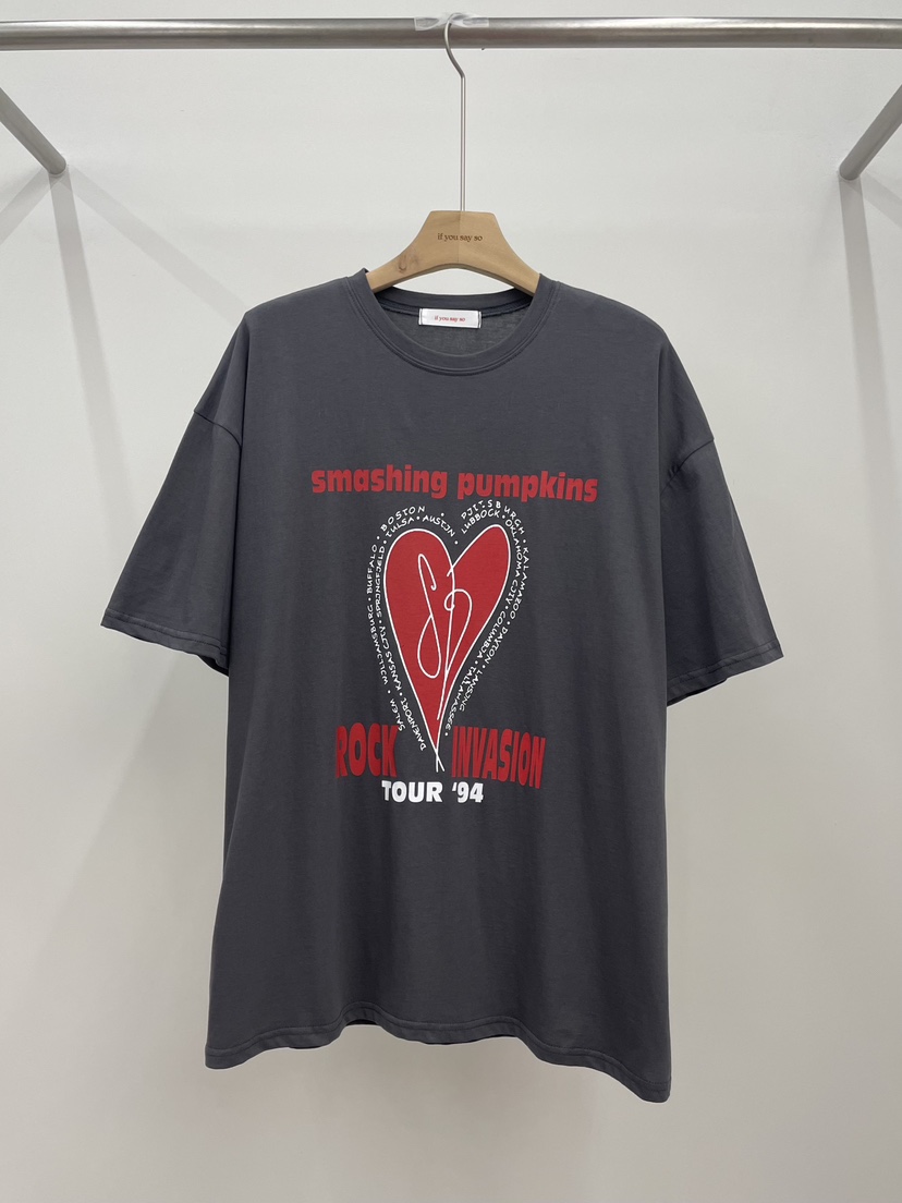 IF YOU SAY SO/PLUM-Q東大門直郵女裝新品時尚人氣T恤IF YOU SAY SO/PLUM-QT恤圖色2墨色