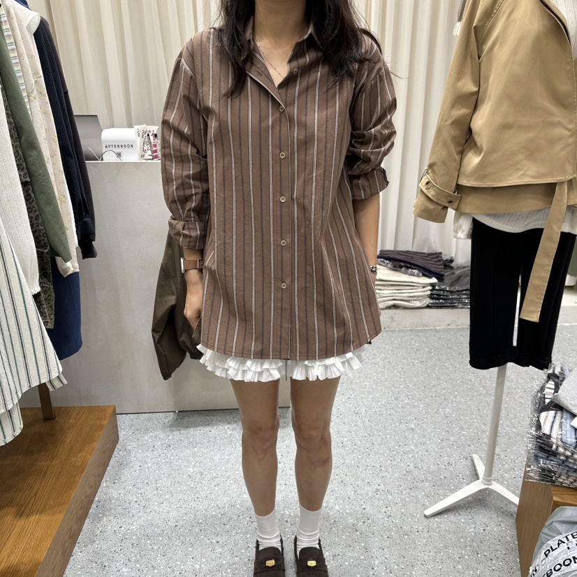 AFTERNOON韓國直郵女裝新款人氣推薦休閑時尚真品襯衫蕾絲衫AFTERNOON襯衫/蕾絲衫圖色2