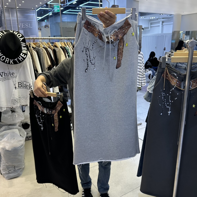 K STORY東大門實拍女裝新品時尚熱賣人氣真品推薦長裙腰帶K STORY長裙圖色1