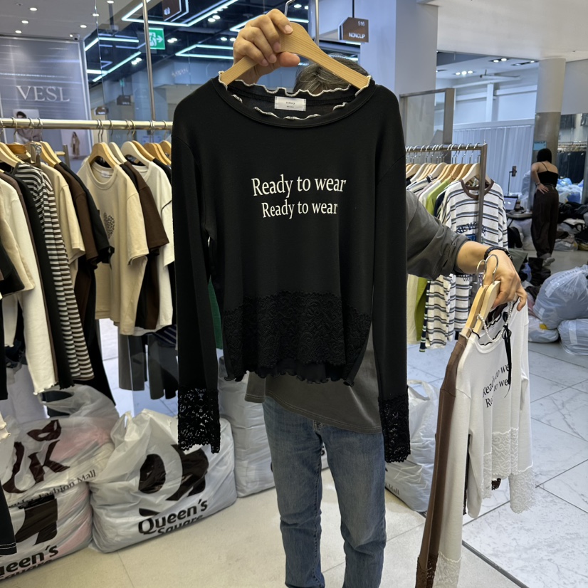 K STORY韓國代購女裝新款推薦時尚熱賣休閑真品人氣長袖T恤K STORY長袖T恤圖色2