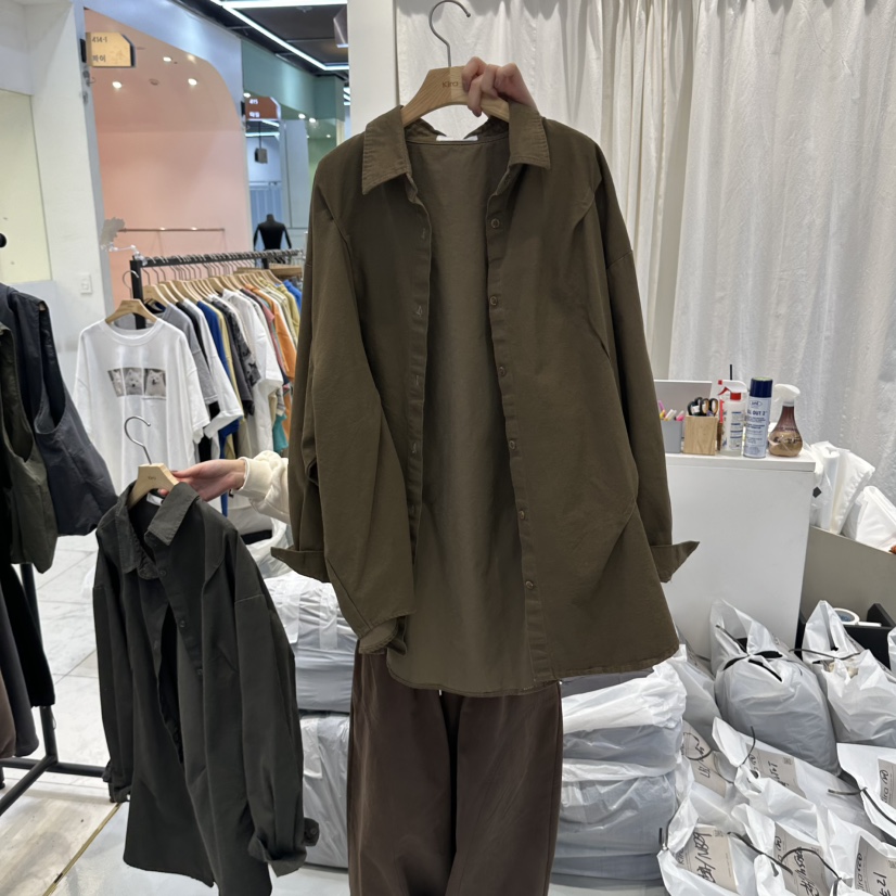 IN KIRA東大門實拍女士新款推薦真品時尚襯衫蕾絲衫折疊IN KIRA襯衫/蕾絲衫圖色2