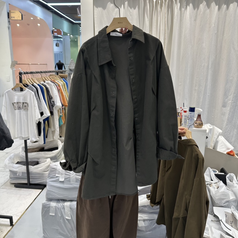 IN KIRA東大門實拍女士新款推薦真品時尚襯衫蕾絲衫折疊IN KIRA襯衫/蕾絲衫圖色3