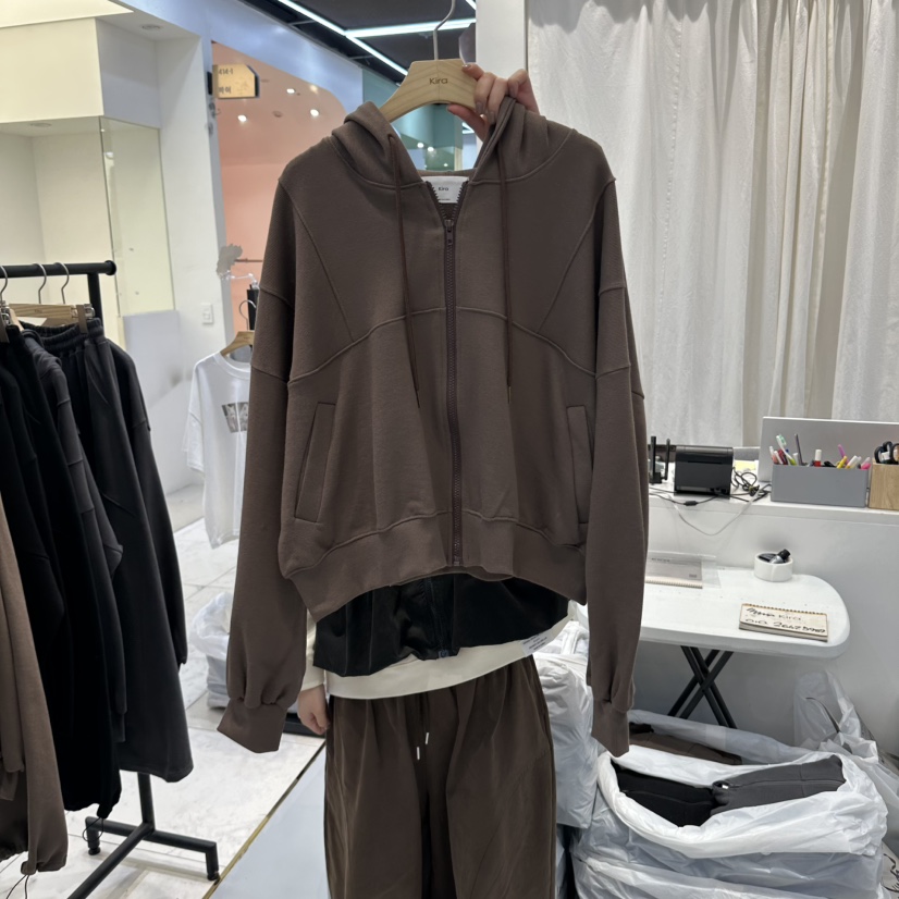 IN KIRA東大門實拍女士新品熱賣推薦真品人氣休閑衛衣水洗IN KIRA衛衣圖色1