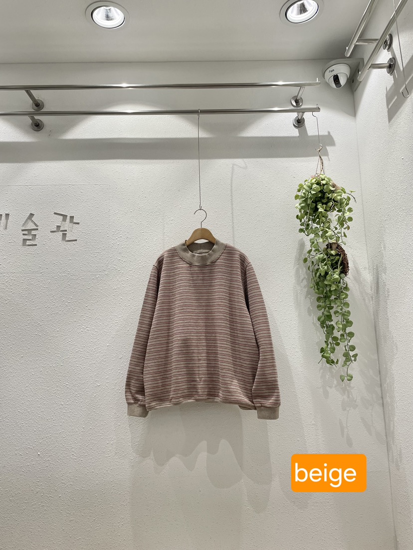 GALLERY-A東大門實拍女士新品熱賣時尚真品人氣衛衣條紋GALLERY衛衣圖色1