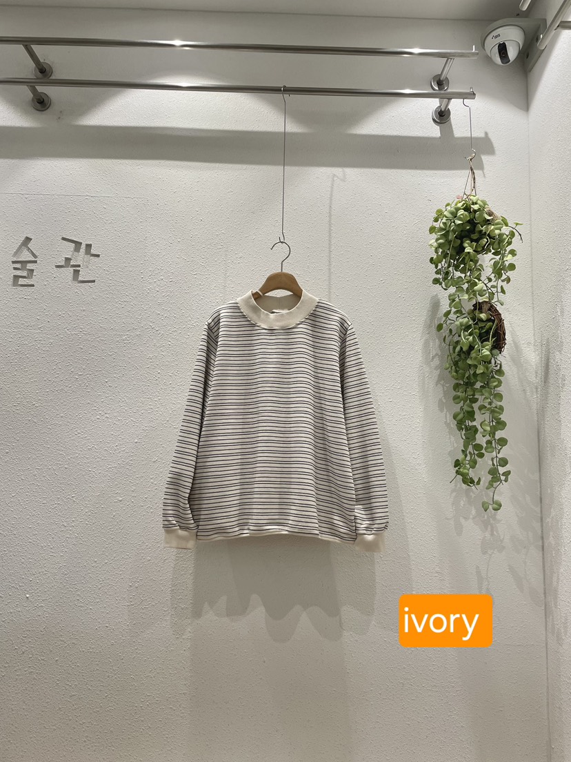 GALLERY-A東大門實拍女士新品熱賣時尚真品人氣衛衣條紋GALLERY衛衣圖色2
