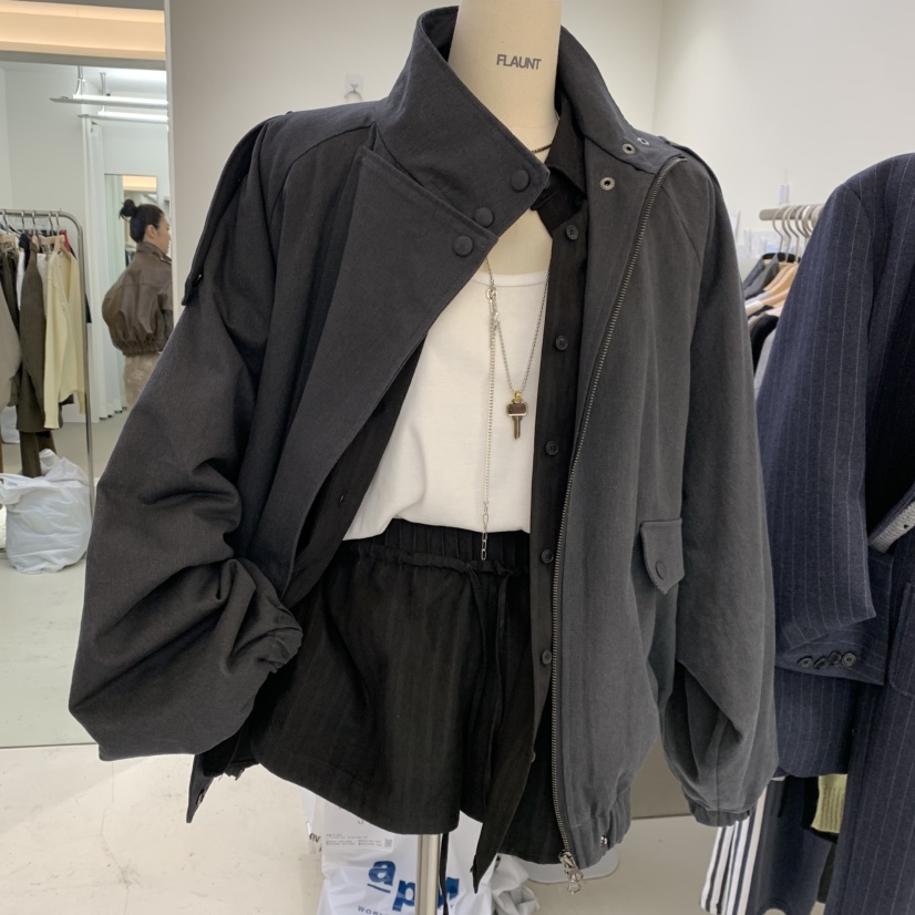 FLAUNT韓國直郵女裝新品真品休閑推薦人氣熱賣時尚夾克FLAUNT夾克圖色1