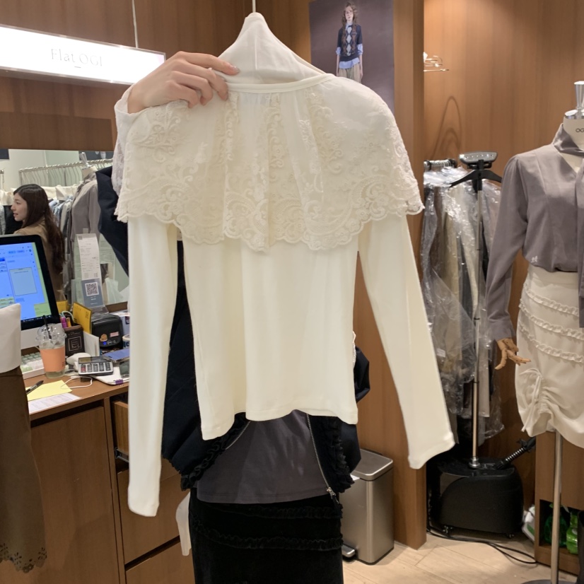 FLAT OGI韓國直郵女裝新款休閑時尚熱賣真品人氣長袖T恤FLat OGI長袖T恤