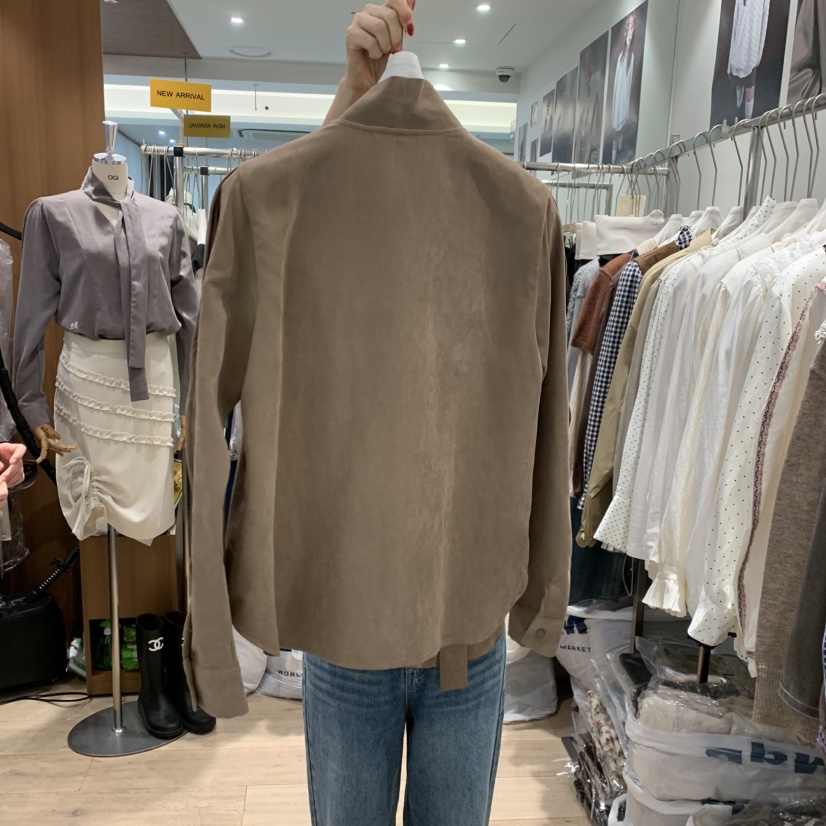 FLAT OGI韓國直郵女士新品推薦真品熱賣休閑人氣襯衫蕾絲衫FLat OGI襯衫/蕾絲衫