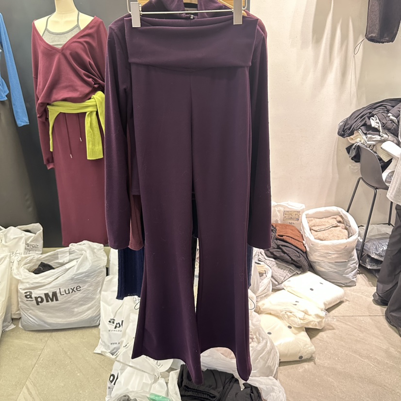 UNA/THE MAY韓國代購女裝新品人氣推薦時尚真品休閑褲運動THEMAY/UNA休閑褲圖色4