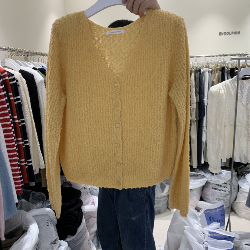 ENDOLPHIN東大門實拍女裝新品休閑熱賣時尚推薦人氣真品開衫ENDOLPHIN開衫圖色3