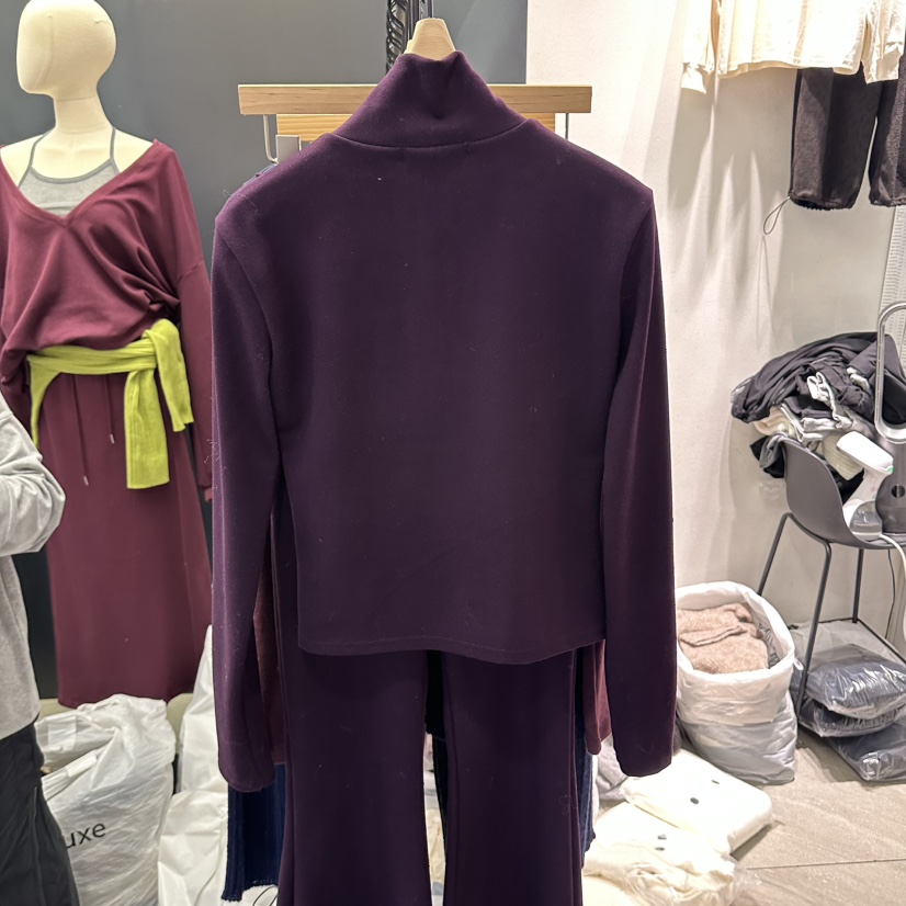 UNA/THE MAY東大門實拍女士新品真品時尚推薦衛衣半拉鏈THEMAY/UNA衛衣