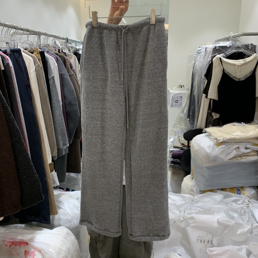 THE REST韓國代購女士新品真品熱賣職業休閑時尚休閑褲加絨THE REST/UNNOEUD休閑褲圖色1