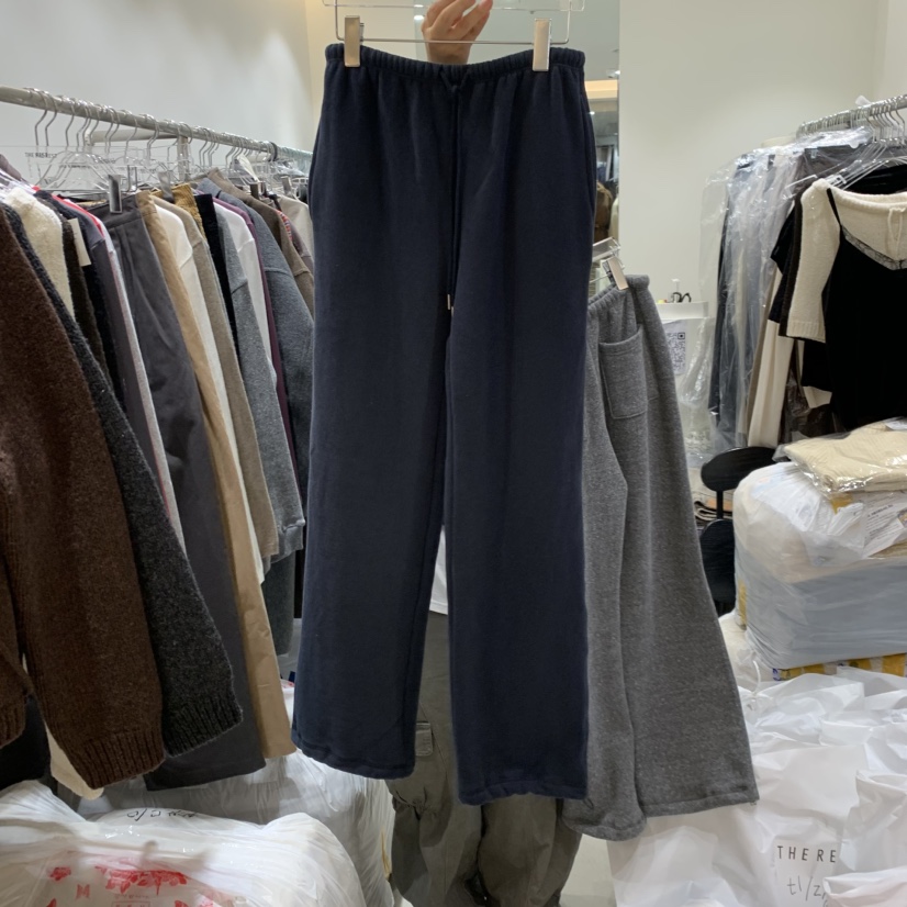 THE REST韓國代購女士新品真品熱賣職業休閑時尚休閑褲加絨THE REST/UNNOEUD休閑褲圖色2