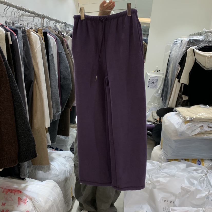 THE REST韓國代購女士新品真品熱賣職業休閑時尚休閑褲加絨THE REST/UNNOEUD休閑褲圖色3