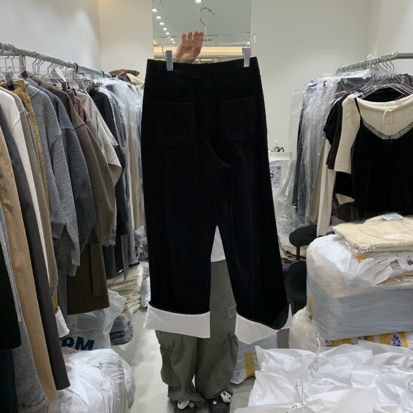 THE REST東大門實拍女裝新款人氣推薦熱賣真品休閑褲燈芯絨THE REST/UNNOEUD休閑褲