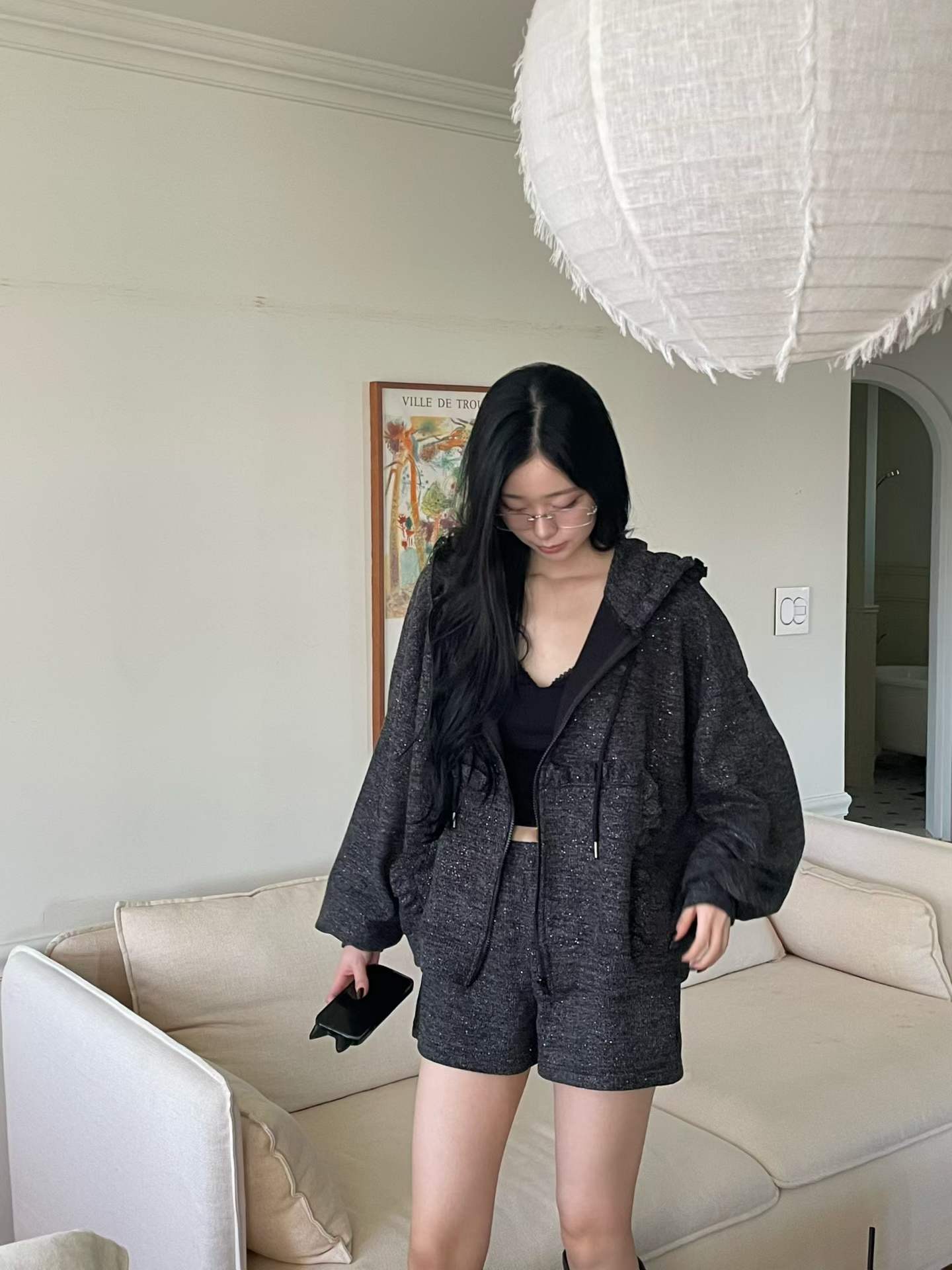 ARANCIA東大門代購女士新款推薦職業人氣時尚熱賣套裝連帽衫ARANCIA套裝圖色2