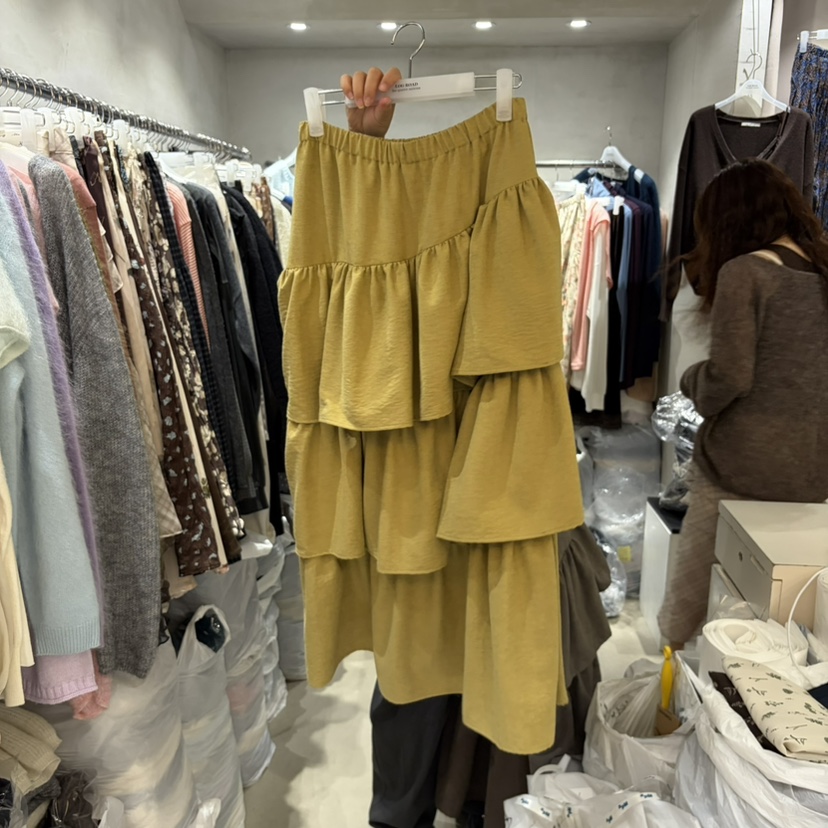 LOGROAD韓國直郵女士新品休閑人氣職業熱賣時尚半身裙中短裙LOG ROAD半身裙/中短裙圖色3