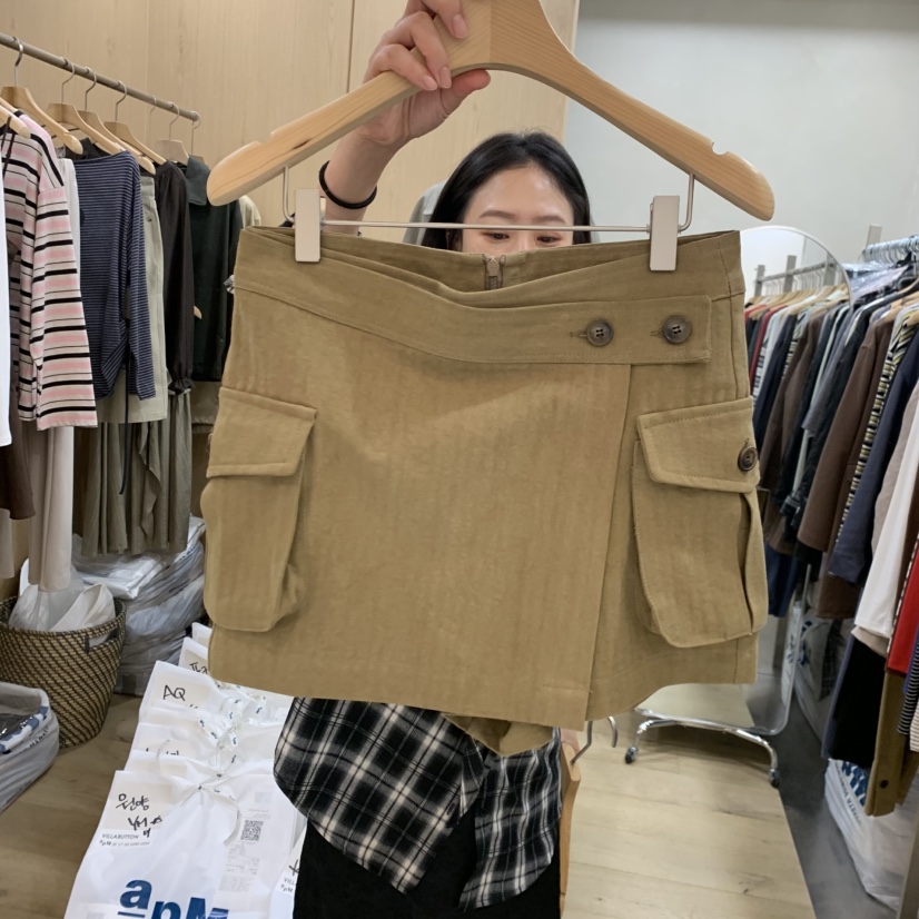 VILLABUTTON東大門代購女裝新款真品熱賣時尚人氣裙褲多層VILLA BUTTON裙褲圖色2