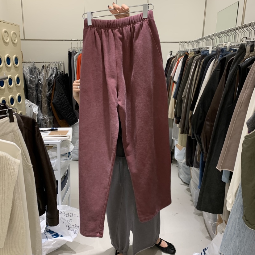 BANY ANCO韓國直郵女士新款人氣職業真品時尚休閑褲加絨BANY ANCO休閑褲