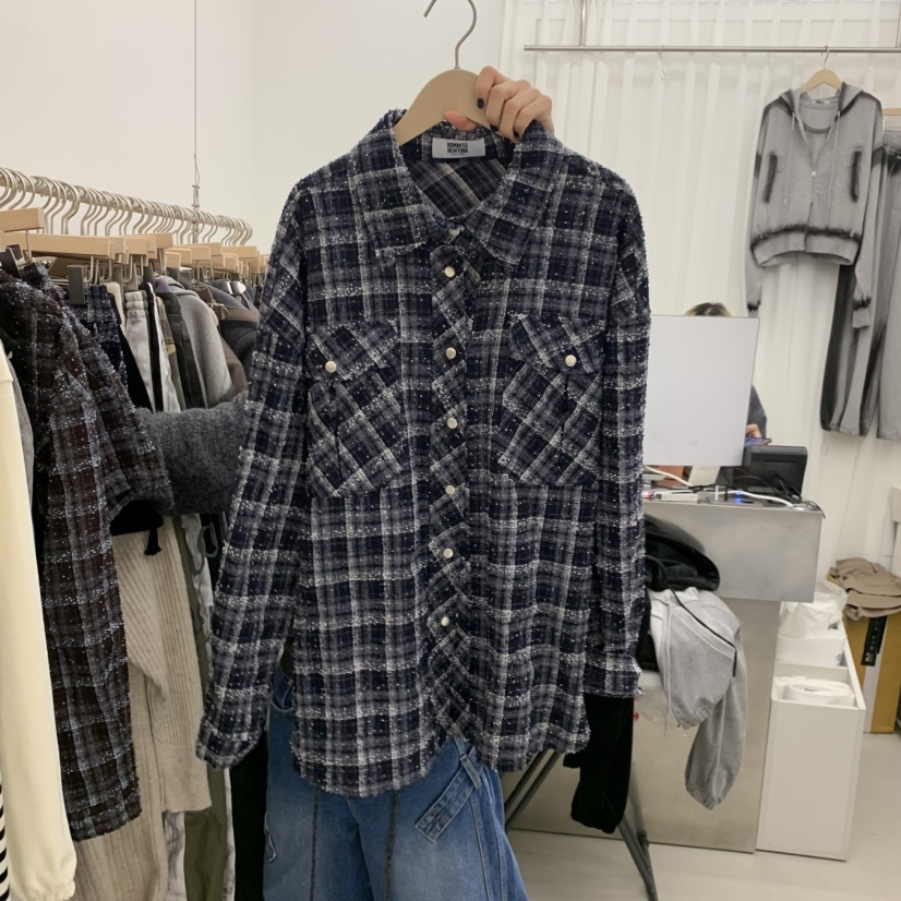 ROMANTIC NEWYORK韓國直郵女士新品職業人氣推薦夾克格子ROMANTIC NEWYORK夾克圖色2