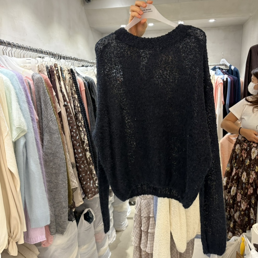 LOGROAD東大門直郵女士新品人氣休閑時尚職業真品熱賣毛衣LOG ROAD毛衣圖色4
