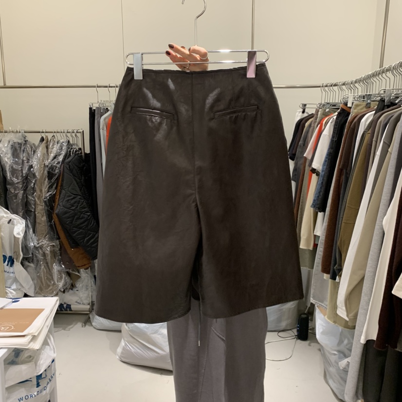 BANY ANCO韓國代購女士新品時尚真品熱賣半身裙中短裙牛皮BANY ANCO半身裙/中短裙