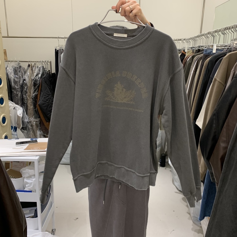 BANY ANCO韓國代購女裝新品熱賣人氣時尚真品休閑衛衣復古BANY ANCO衛衣圖色2