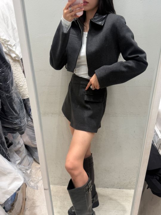 mars東大門直郵女士新品人氣休閑真品熱賣時尚推薦夾克黑色mars夾克