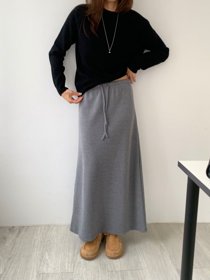 KOMOREBI韓國直郵女士新款休閑熱賣時尚人氣推薦長裙針織裙KOMOREBI長裙圖色2