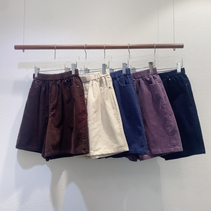 DARLUZ_MI韓國代購女裝新品熱賣真品推薦休閑時尚短褲波紋DARLUZ_MI短褲
