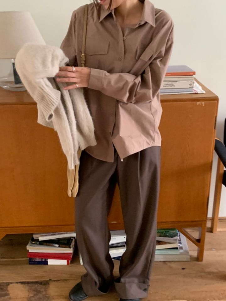 KOMOREBI東大門代購女裝新款真品時尚人氣休閑襯衫蕾絲衫KOMOREBI襯衫/蕾絲衫