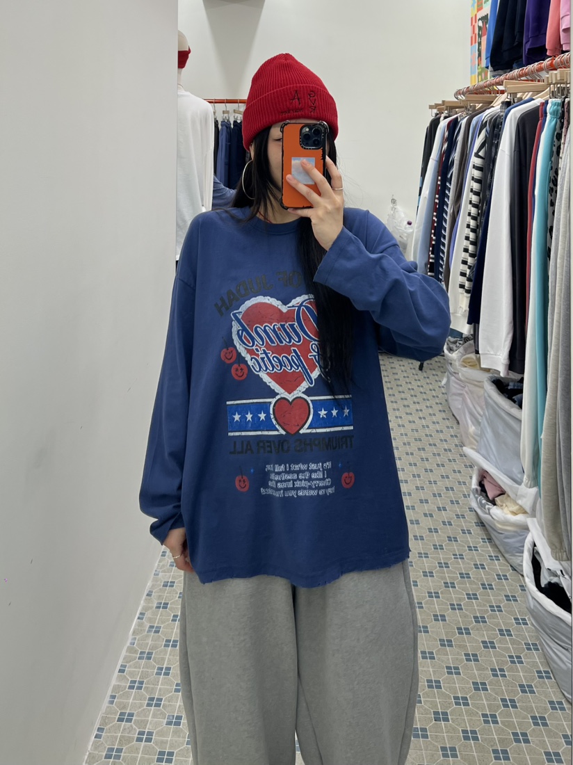 TOLL東大門代購女士新品休閑真品推薦時尚人氣熱賣長袖T恤TOLL長袖T恤