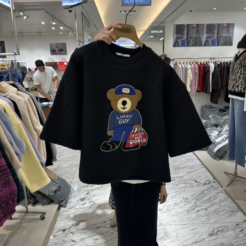 FORMING-P東大門實拍女裝新品熱賣人氣真品休閑衛衣泰迪熊FORMING-P衛衣圖色3