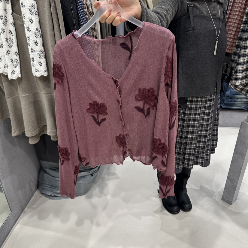 LIMERENCE東大門代購女士新品熱賣真品時尚襯衫蕾絲衫開衫LIMERENCE襯衫/蕾絲衫圖色2