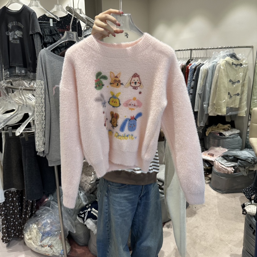 MIMME/LOOKK東大門實拍女士新品推薦人氣熱賣真品休閑毛衣MIMME/LOOKK毛衣圖色2