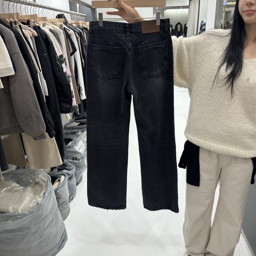 THE VALUE韓國直郵女裝新品休閑真品熱賣推薦人氣牛仔褲THE VALUE牛仔褲