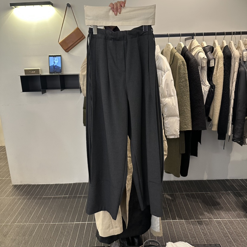 FIND-P韓國直郵女士新品人氣真品休閑推薦熱賣時尚休閑褲FIND-P休閑褲圖色1深灰色