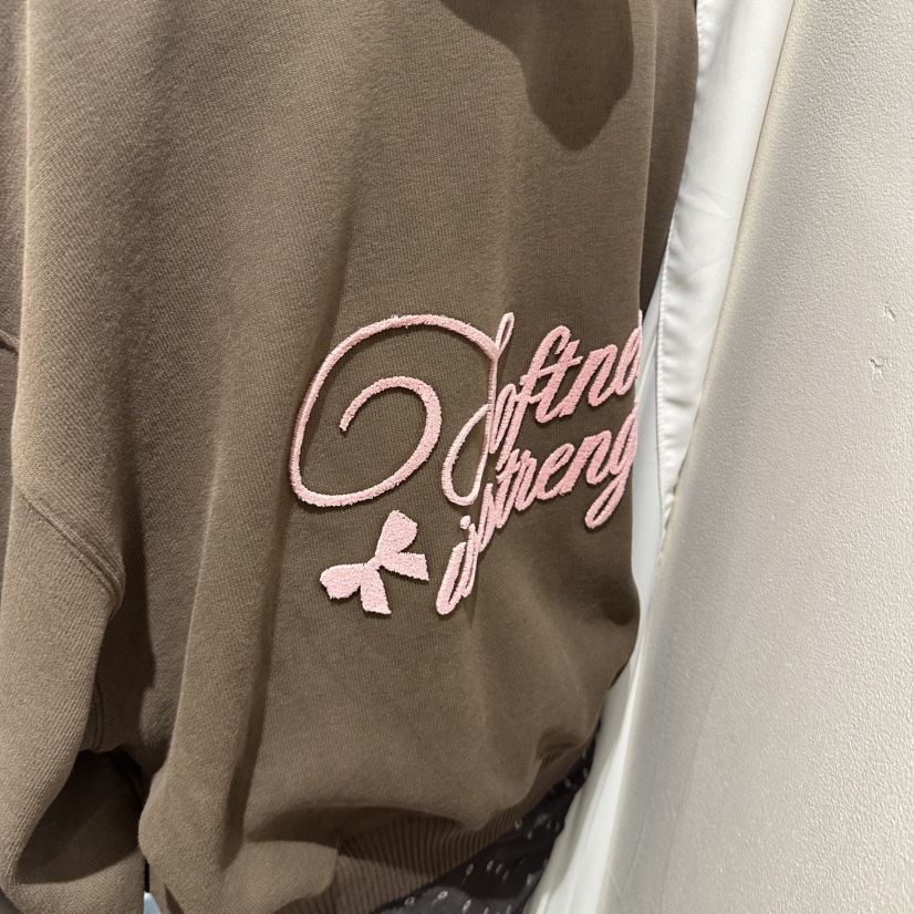 MIMME/LOOKK東大門直郵女裝新款休閑套裝連帽衫字母絲帶MIMME/LOOKK套裝
