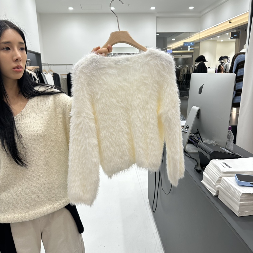 THE VALUE韓國直郵女裝新款熱賣真品休閑人氣推薦時尚毛衣THE VALUE毛衣