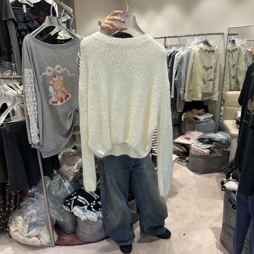 MIMME/LOOKK東大門代購女士新款真品人氣休閑熱賣時尚毛衣MIMME/LOOKK毛衣圖色2