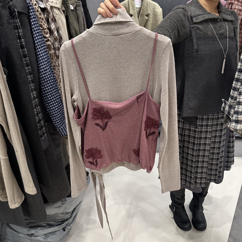 LIMERENCE韓國直郵女士新款熱賣休閑人氣吊帶背心不含內搭LIMERENCE吊帶/背心