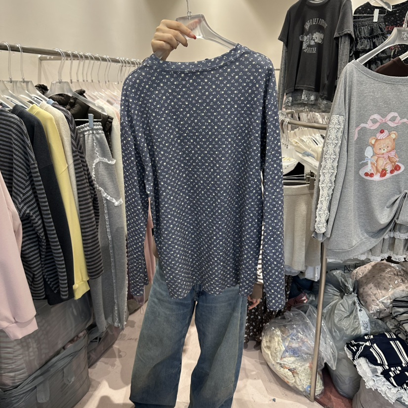 MIMME/LOOKK東大門代購女裝新品休閑推薦時尚熱賣長袖T恤MIMME/LOOKK長袖T恤