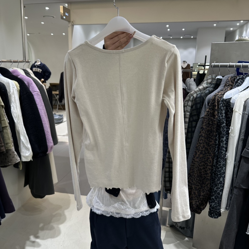 BENE韓國直郵女裝新款推薦熱賣真品時尚人氣休閑長袖T恤SHOP BENE_Bene長袖T恤