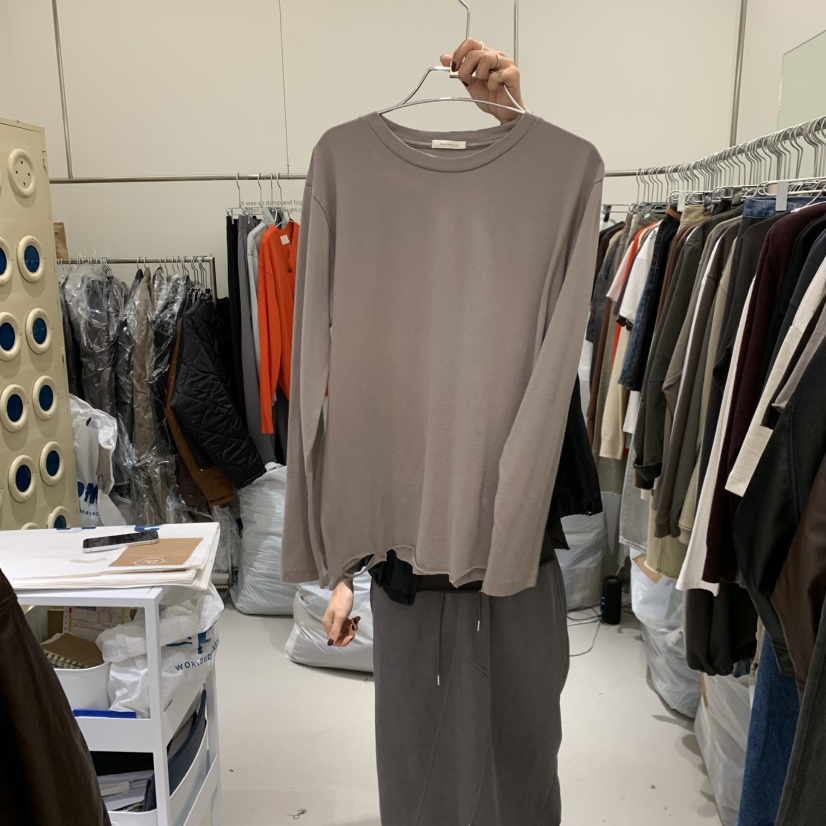 BANY ANCO韓國直郵女裝新款休閑推薦熱賣時尚人氣長袖T恤BANY ANCO長袖T恤圖色2