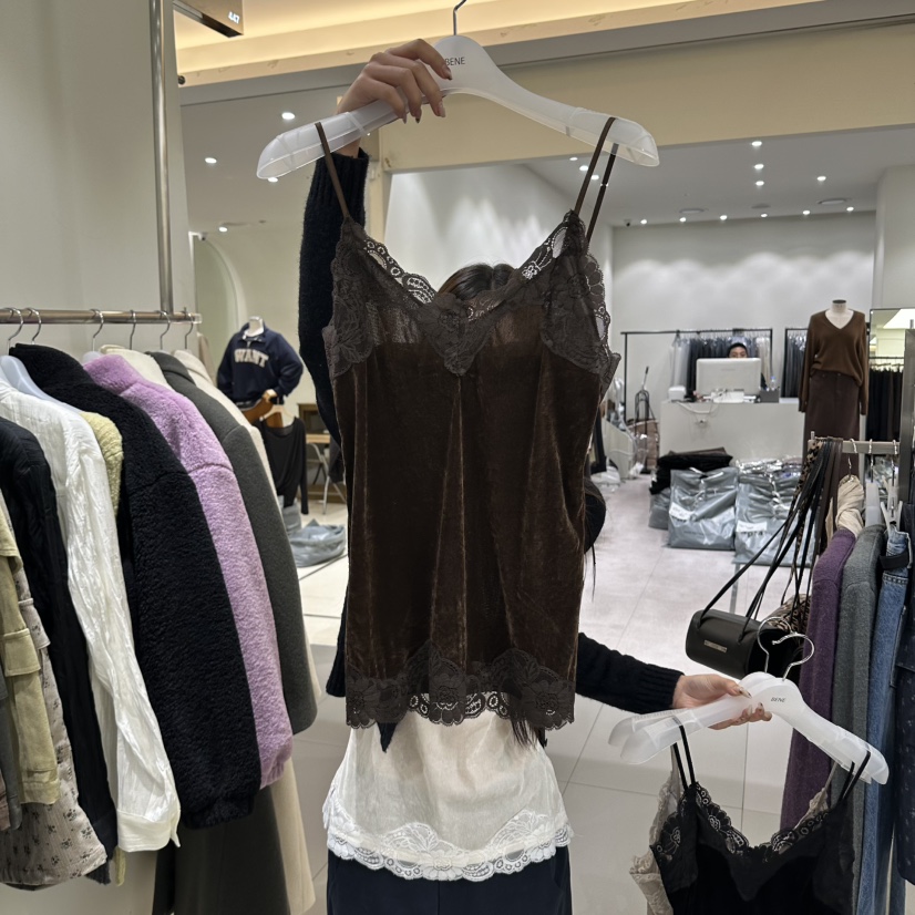 BENE東大門直郵女士新款真品熱賣人氣推薦時尚吊帶背心絨SHOP BENE_Bene吊帶/背心圖色5棕色