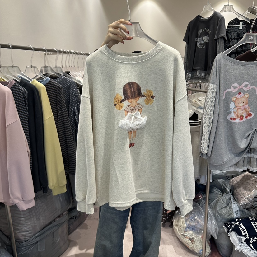 MIMME/LOOKK東大門實拍女士新款休閑推薦熱賣時尚人氣衛衣MIMME/LOOKK衛衣圖色4