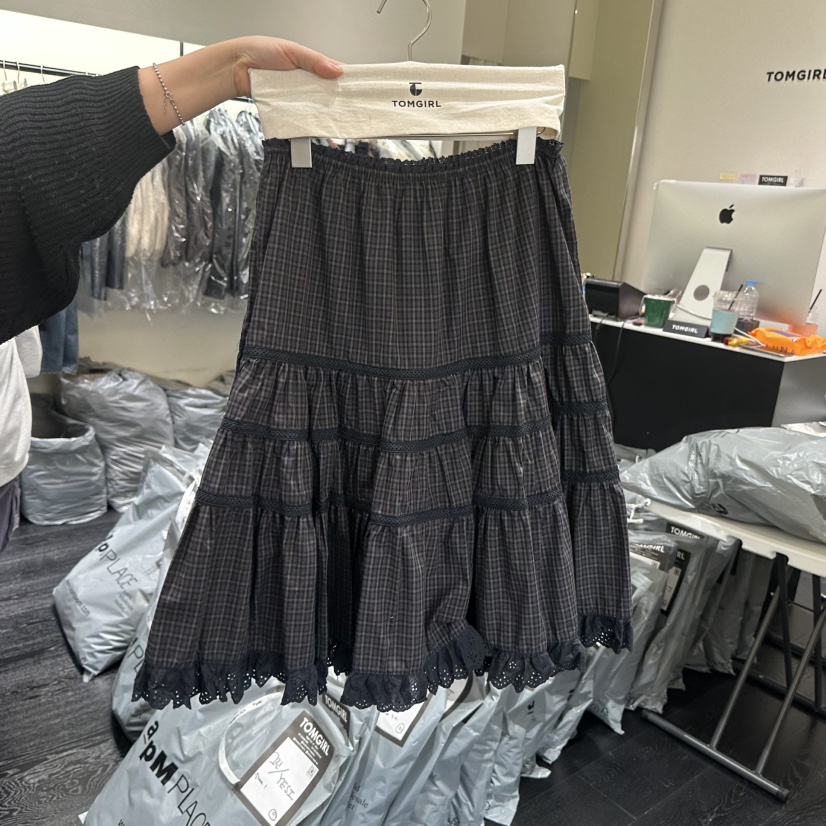 TOMGIRL東大門代購女裝新品推薦真品熱賣人氣半身裙中短裙TOMGIRL半身裙/中短裙圖色2